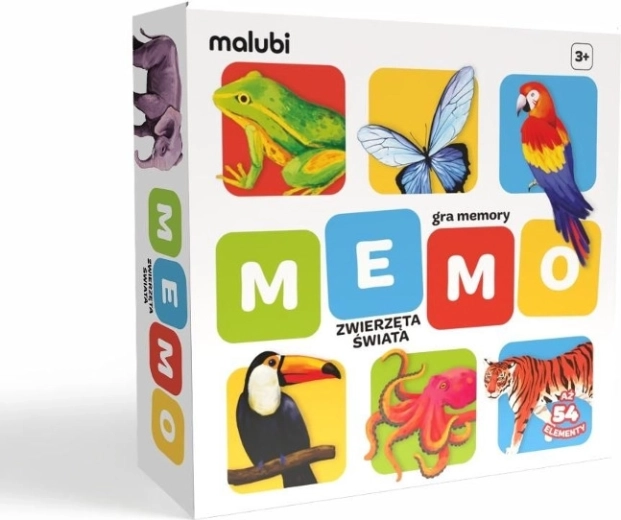 Memory Game Animals of the World