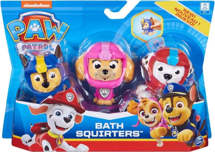 Paw Patrol – set of 3 bath toys