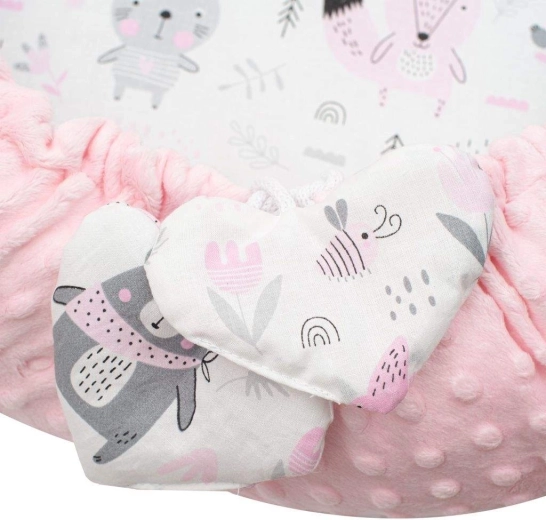 Soft minky and breathable cotton