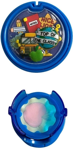 Compact stamper with secure cap