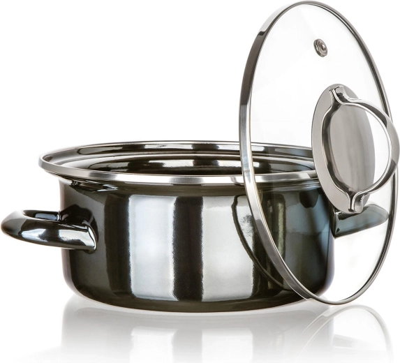 Glass lid for perfect visibility