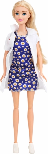 Doctor doll and adjustable stretcher