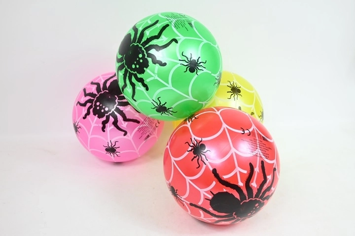 Parelmoer rubberen bal Spinnenweb 23 cm