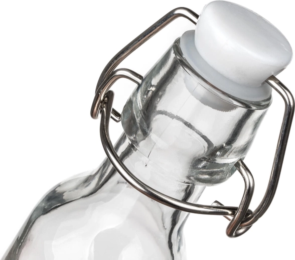 Airtight swing-top closure for freshness