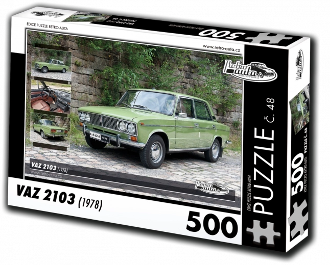 retro-auta puzzel vaz 2103 (1978) – 500 stukjes