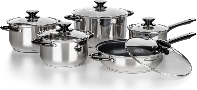 Glass lids with steam vent