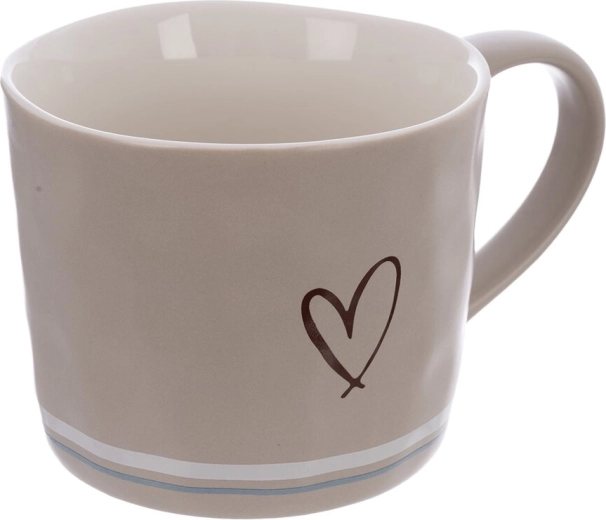 Porcelain with a smooth glaze and a comfortable handle
