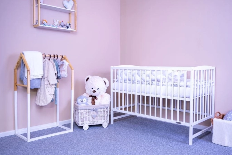 New Baby Lilly White Baby Cot