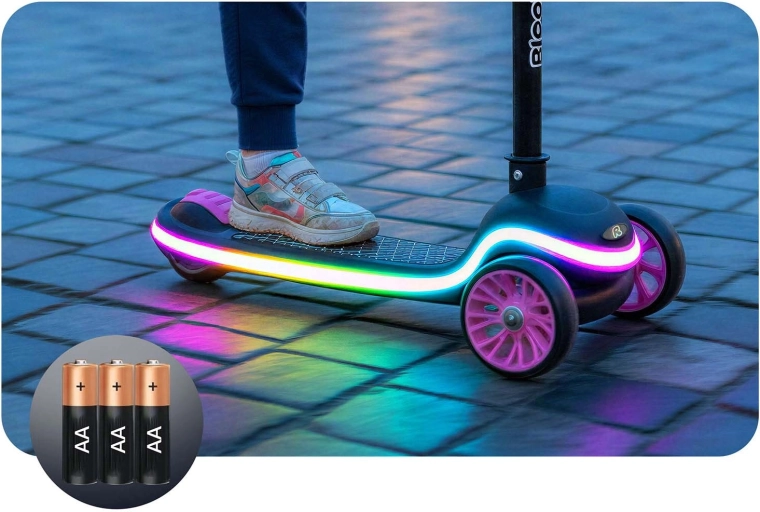 LED-verlichte voetplaat met 20 modi