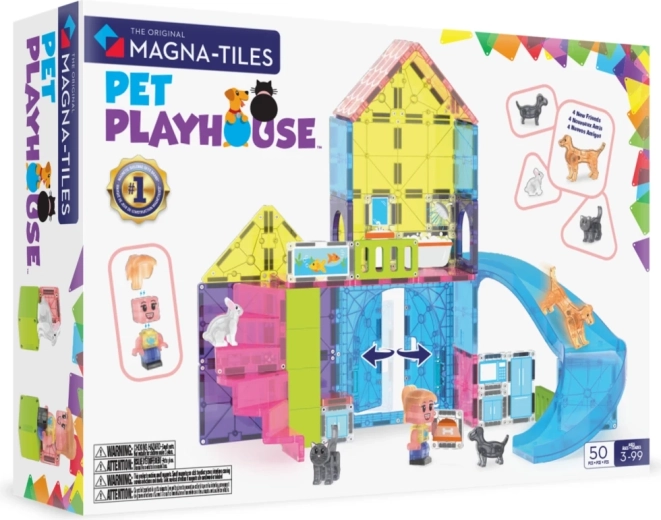 Magna-Tiles Pet Playhouse 50 Pieces