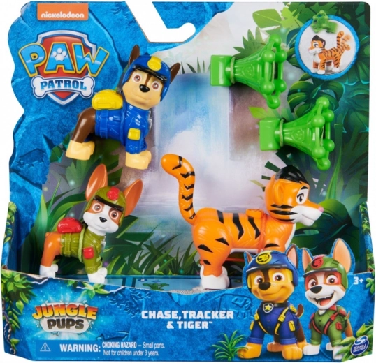 PAW Patrol Figures: Jungle Patrol, Chase and Tracker
