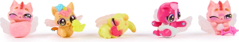 Schattige figuren in levendige kleuren