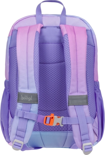 Comfortable carrying thanks to padded back panel and chest strap
