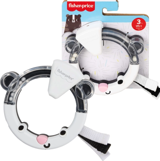 Sensory Ring Rattle for Babies Badger FISHER-PRICE
