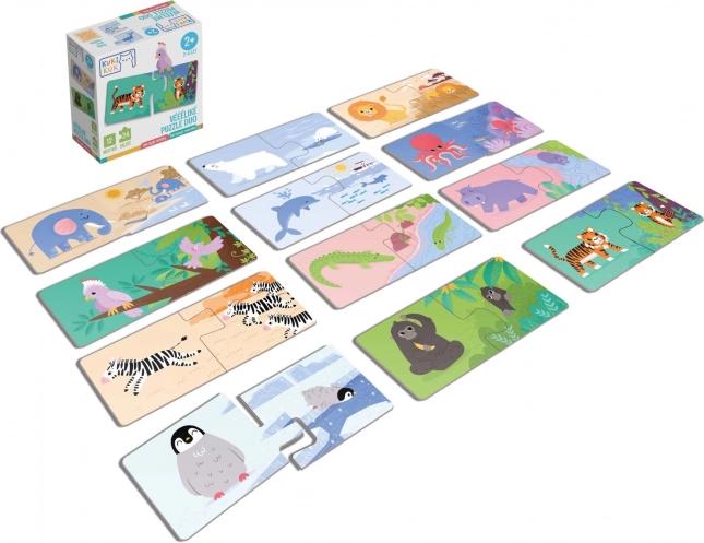 Véééliké puzzelduo: waar wonen de dieren?