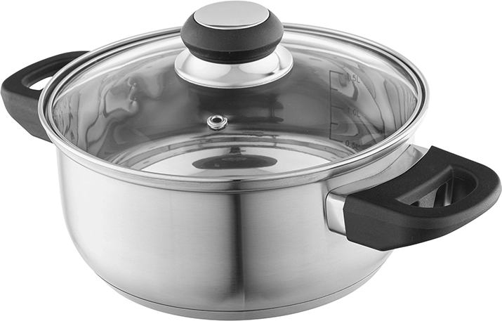 Glass lid for easy cooking control