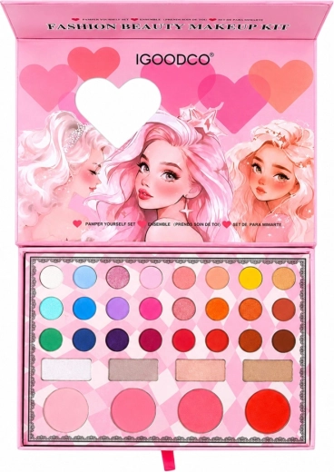 Lots of colors for playful makeup
