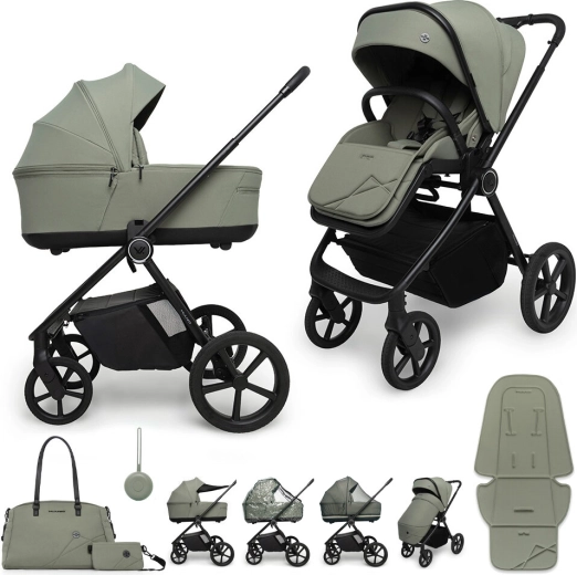 Poussette combinée MUUVO One 2-en-1 olive