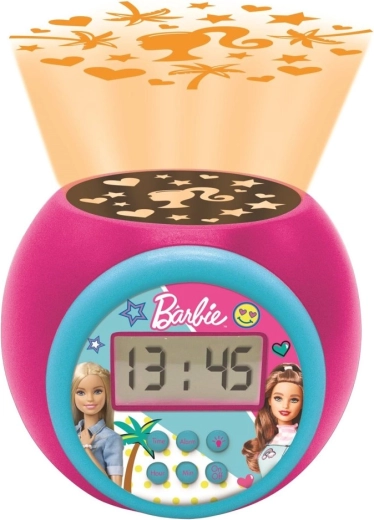 Kinderwecker Barbie mit Projektor