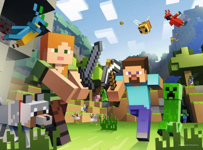 Puzzle Minecraft 100 pièces