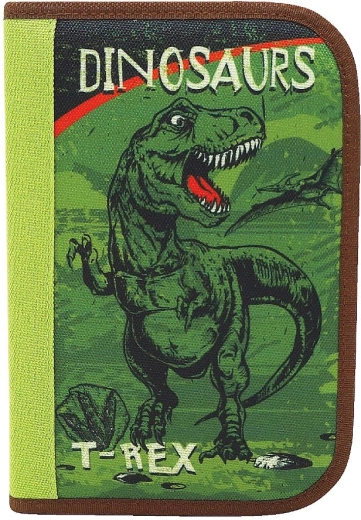 School pencil case with 2 flaps CONCORDE – Bear, Dino, Monster