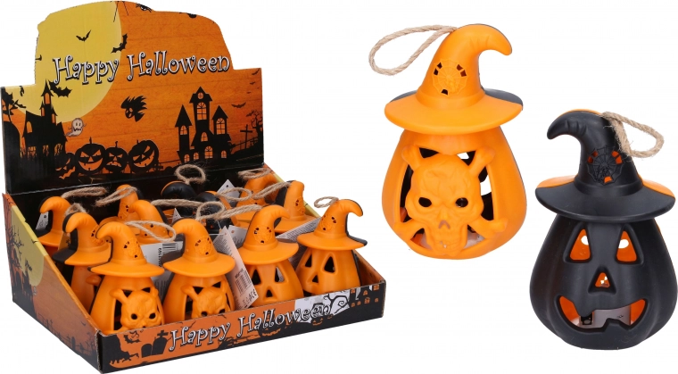Light-up Halloween Pumpkin 11 × 6.5 cm