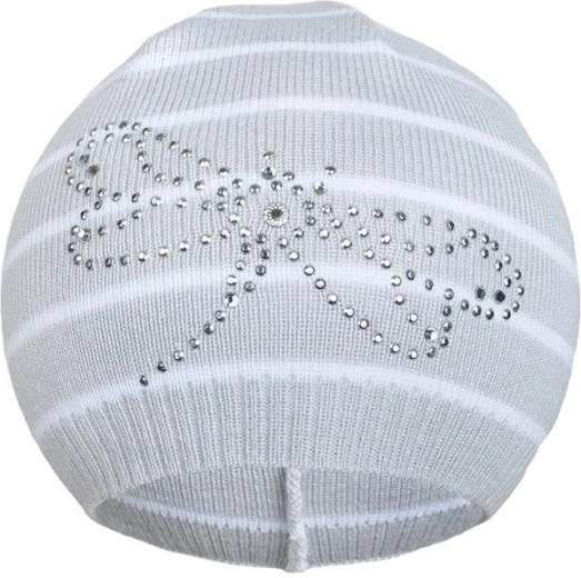 Bonnet de printemps New Baby libellule gris 3–4 ans