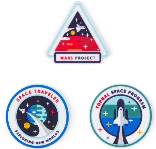Decorative magnets MagFlex Topgal – space shuttles
