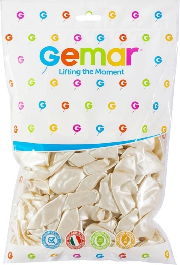 Perlmutt-metallic Ballons 28 cm