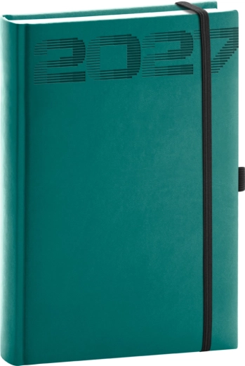 Notique dagagenda Aprint Top 2027 petrol 15 × 21 cm