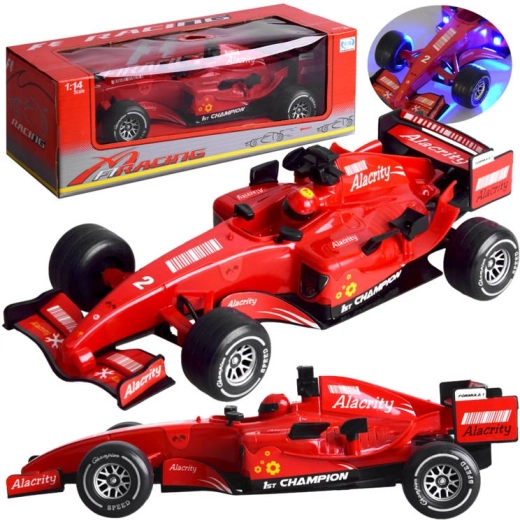Racing Formula Car with Sound and Light Effects – Red