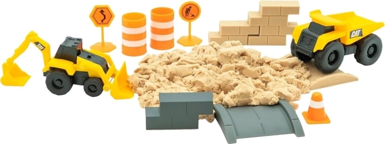 Vormpjes en accessoires zoals op een echte bouwplaats