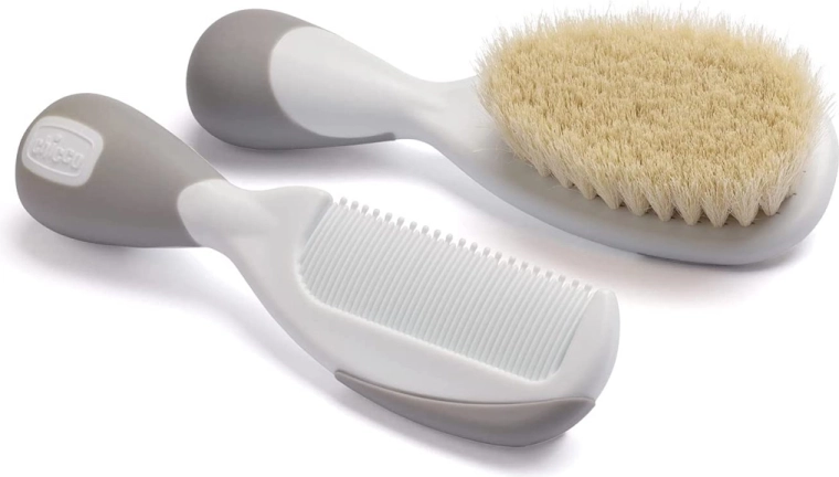Soft brush and comb for gentle care