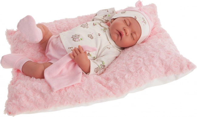 Poupée bébé réaliste Luna avec corps souple - 42 cm