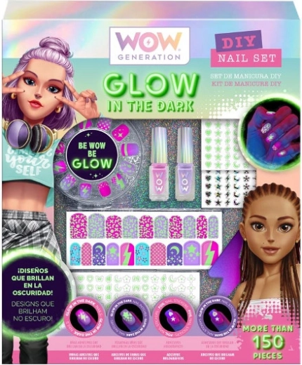 Wow Generation – kit de décoration des ongles phosphorescent dans le noir