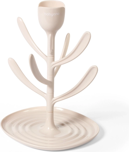 BabyOno égouttoir universel pour biberons et accessoires tulipe beige