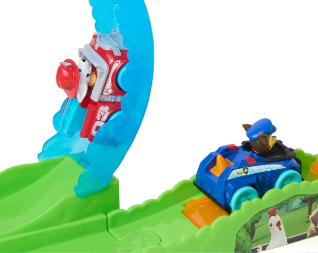 Vertical loop for stunt action