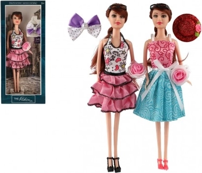 Articulated fashion doll with accessories 30 cm