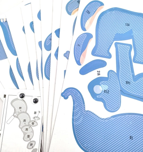 Easy assembly thanks to numbered parts