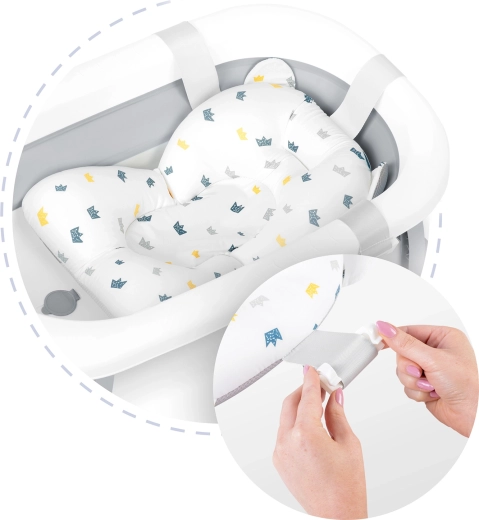 Veilige bevestiging met verstelbare riempjes