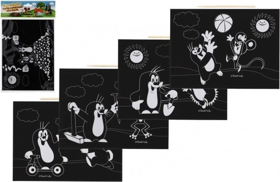 Scratch Picture Mole and Friends