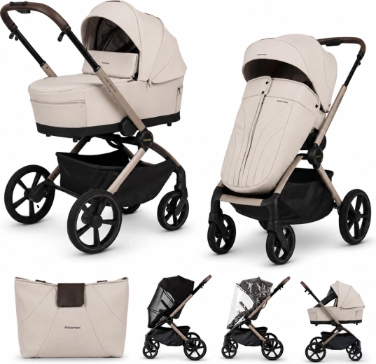 Adamex Como Natura Beige 2-in-1 stroller