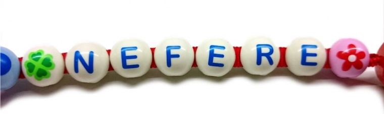 Kleurige kralen en speels design