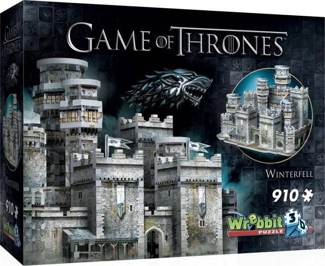 Wrebbit 3D Puzzle Game of Thrones: Winterfell – Stark Castle (910 pieces)