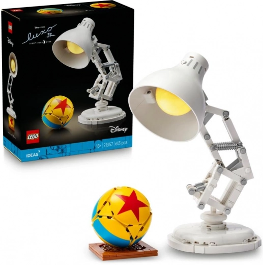 LEGO Ideas Disney Pixar Luxo Jr. – beweegbare verzamel-lamp met bal