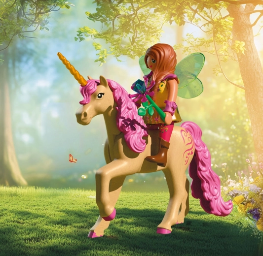 Poseable figures and horseback riding