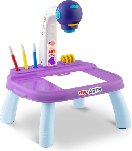 Stabiele tekentafel met houders voor stiften