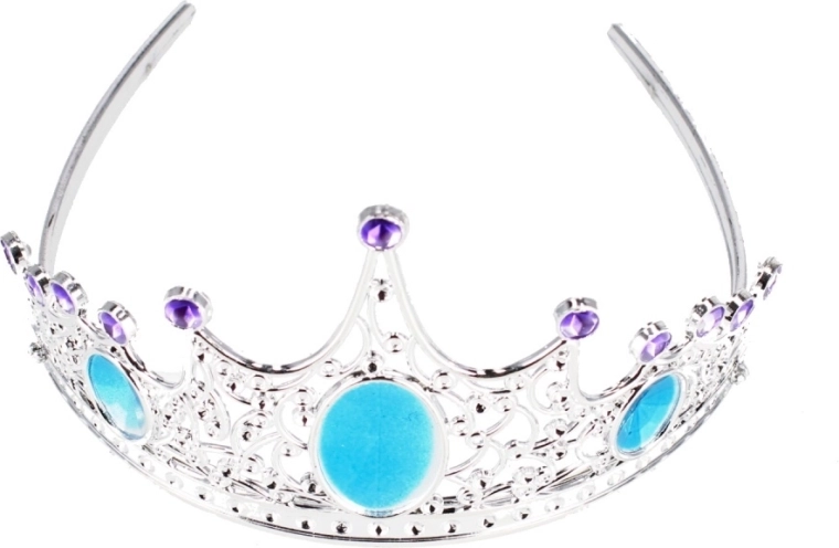 Glinsterende diadeem met kleurrijke steentjes