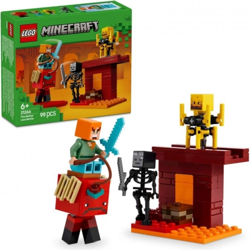 LEGO Minecraft Battle on the Nether Bridge