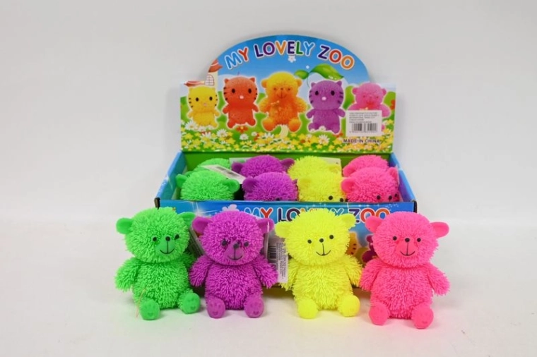 Light-Up Squishy Teddy Bear (12 pcs in display)